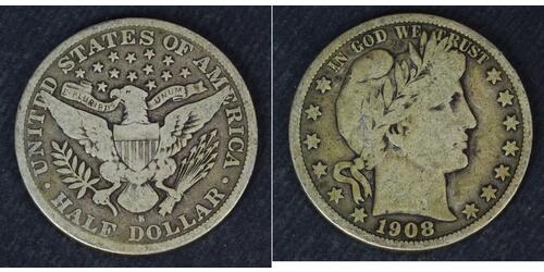 1\/2 Доллар США (1776 - ) Серебро 